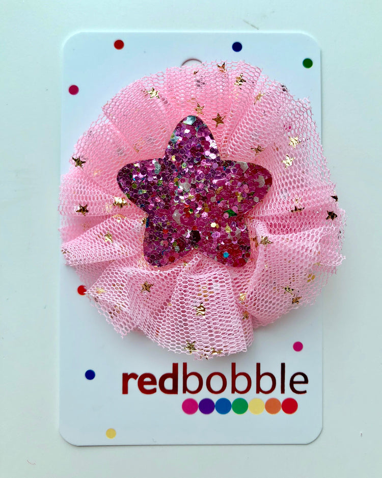 Tulle Star Hair Clip