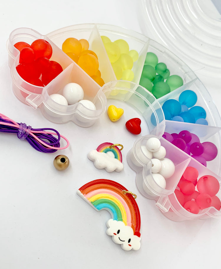 Cloudy Rainbow Bobble It Yourself Kit