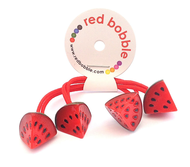 Mini Watermelon Hair Ties