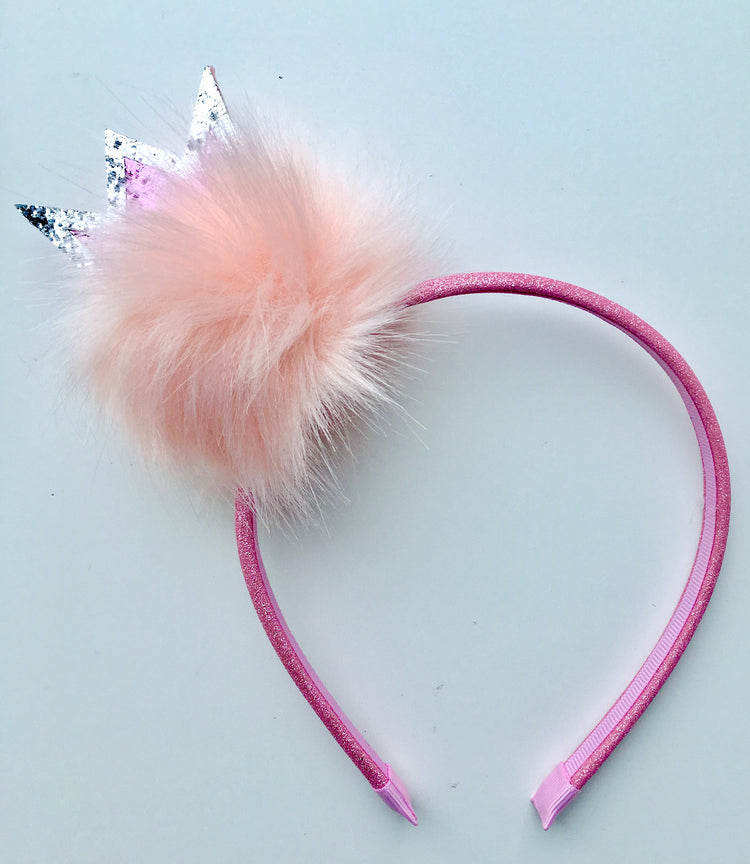 Fluffy Unicorn Head Band