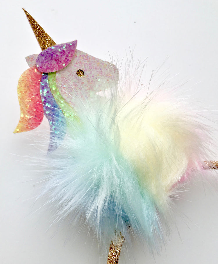 Fluffy Unicorn Head Band