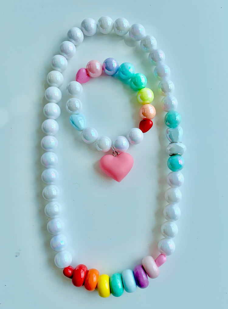 Colour Loops & Pink Hearts