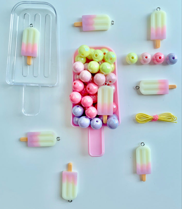 Pink Icy Pole Bobble It Yourself Kit