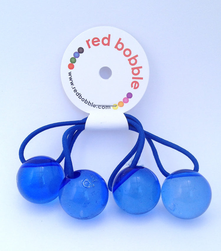 Original Blue Light Disco Bobble Hair Ties