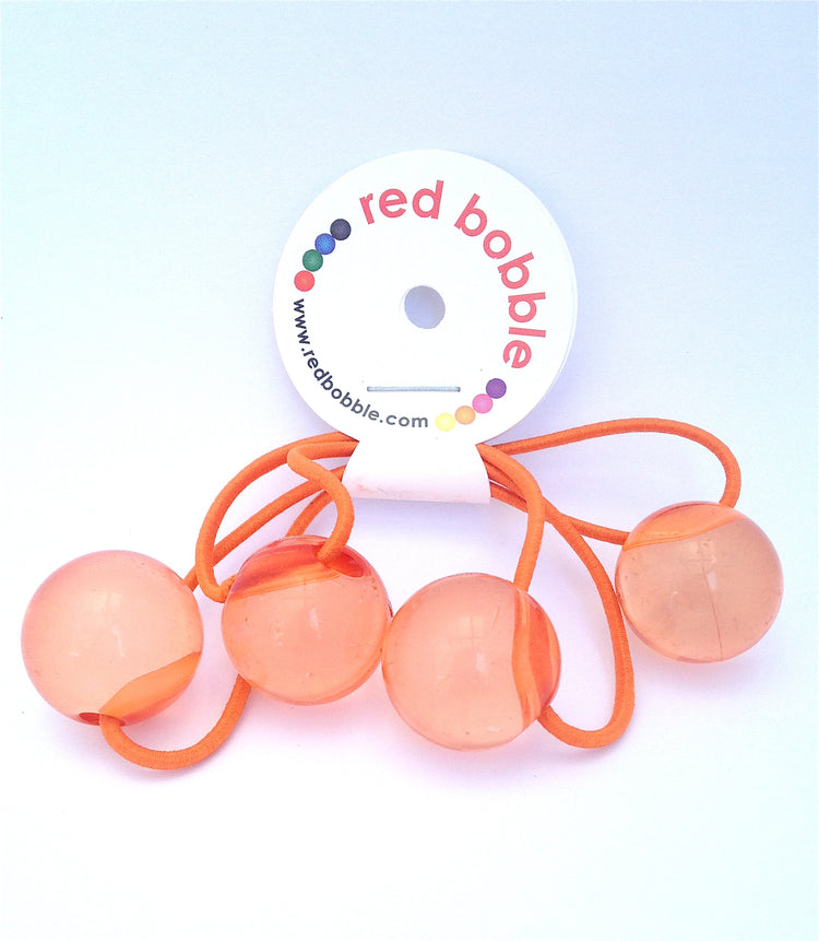 Original Orange Fanta Grin Bobble Hair Ties