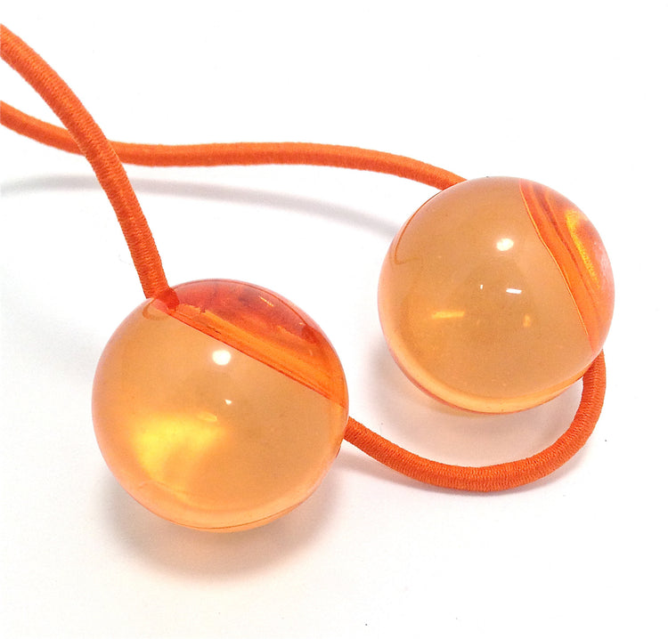 Original Orange Fanta Grin Bobble Hair Ties