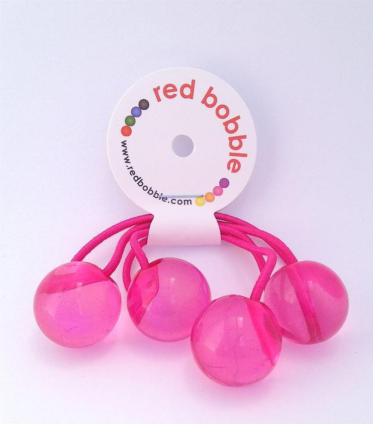 Original Musk Stick Pink Bobble Hair Ties